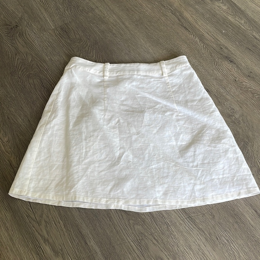 White Fox Mini Skirt XS
